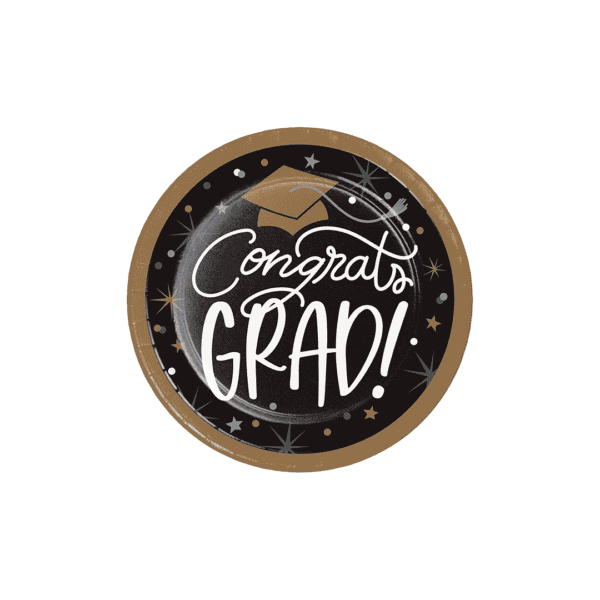 Plato pequeño Congrat Grad!